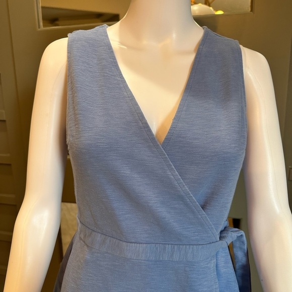 J. By J.Crew Pale Blue Crossover Dress Size XS - Picture 2 of 8